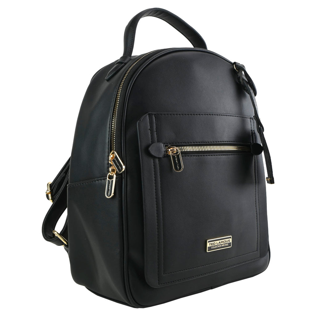 Mochila para dama Redonda Ted Lapidus color Negro