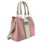 Bolso Tote Ted Lapidus Con Correa Ajustable Rosa
