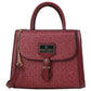 Bolsa Ted Lapidus Para dama VIno Tote Diseño Con Broche