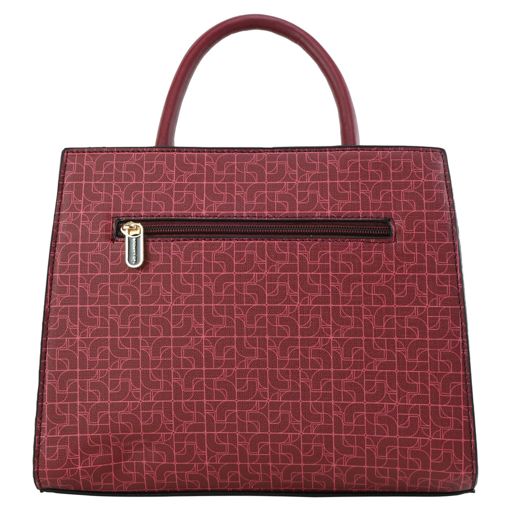 Bolsa tipo Tote con Correa Ted Lapidus color Vino