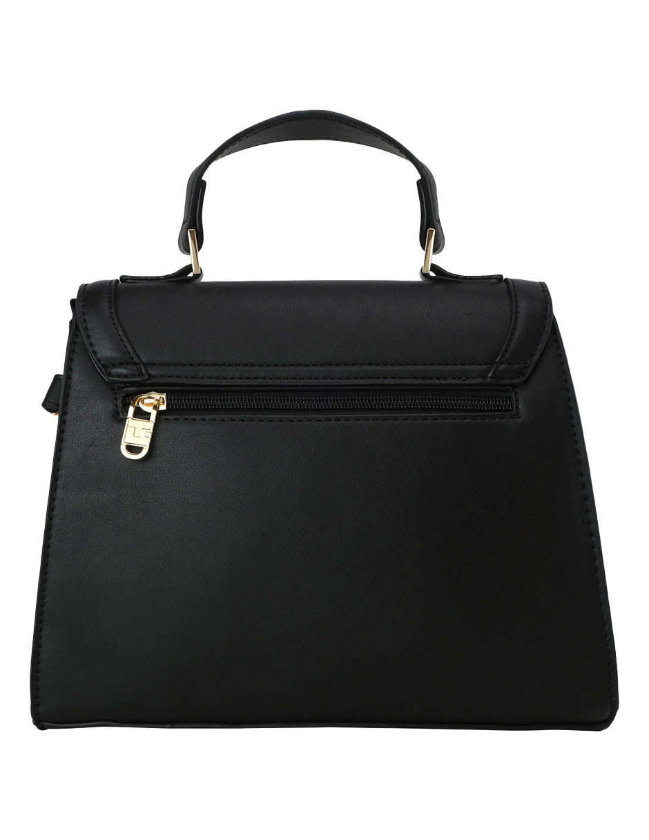 Bandolera De Gran Capacidad Ted Lapidus Color Negro