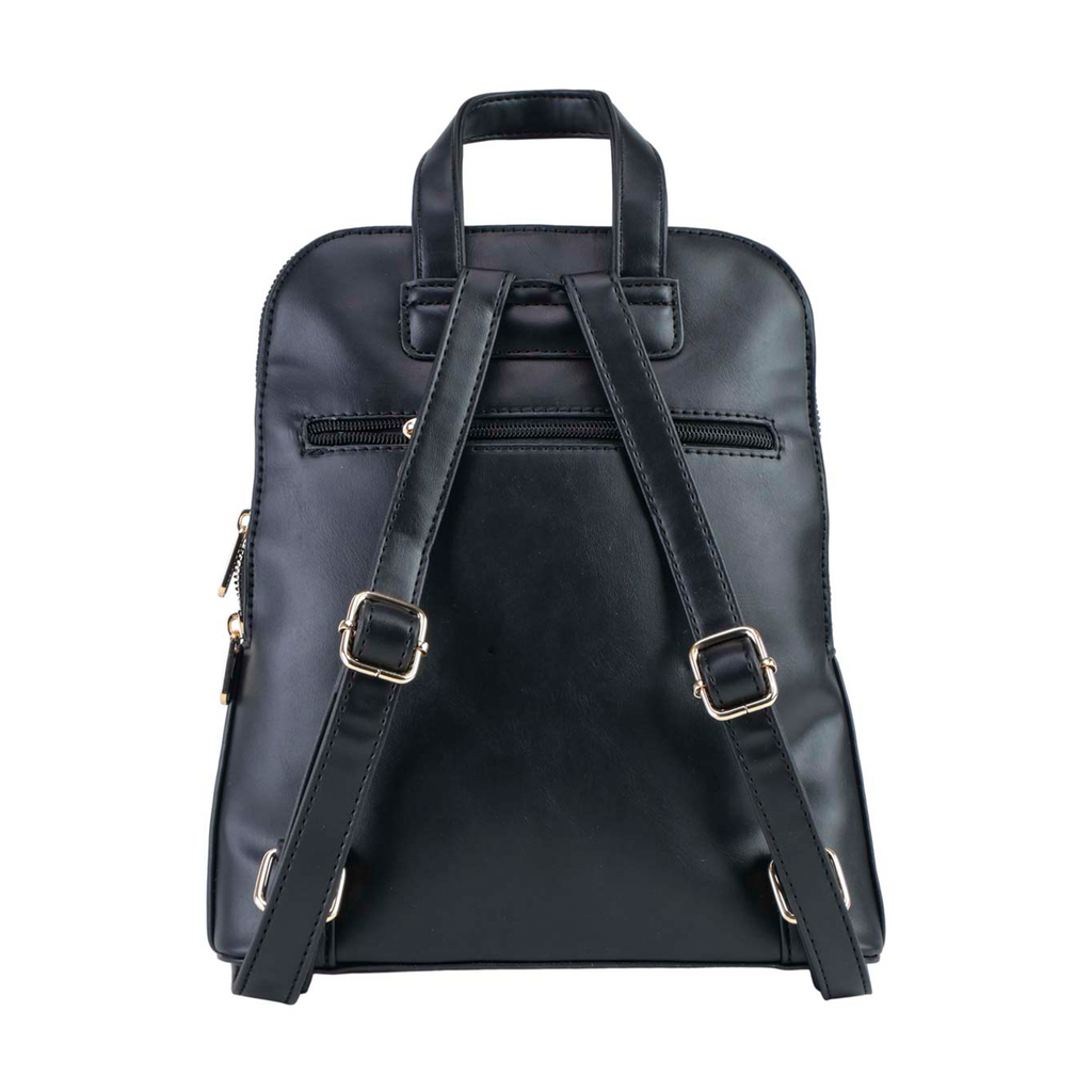 Mochila Ted Lapidus Textura de Rayas color Negro