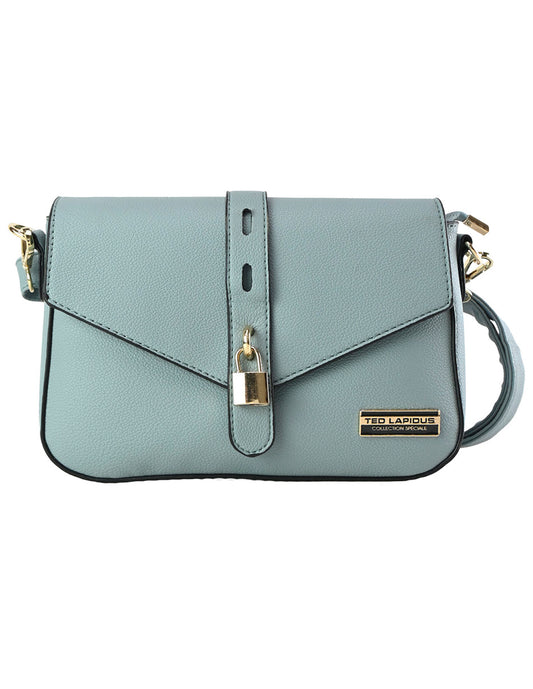 Bolso crossbody reforzado azul mujer