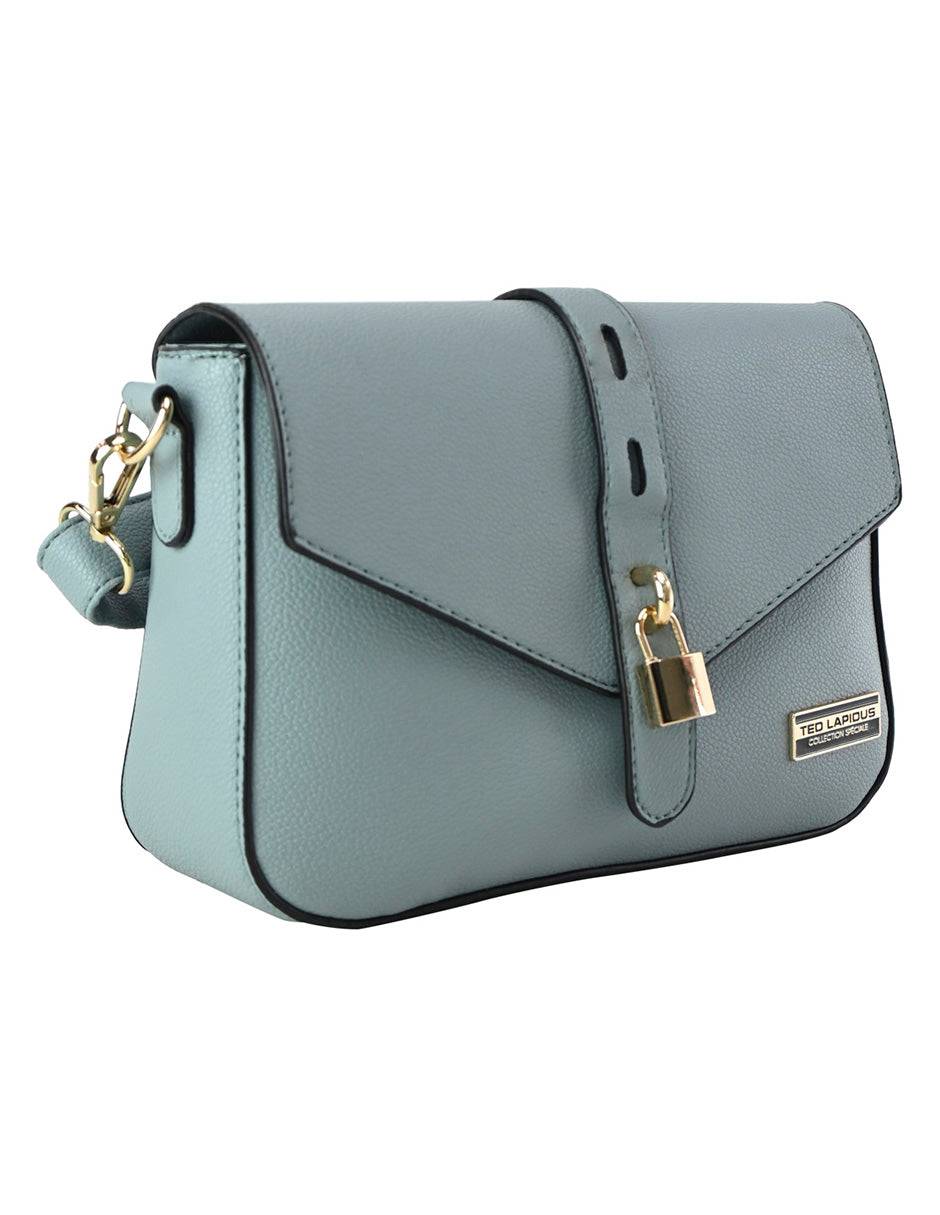Bolso crossbody reforzado azul mujer