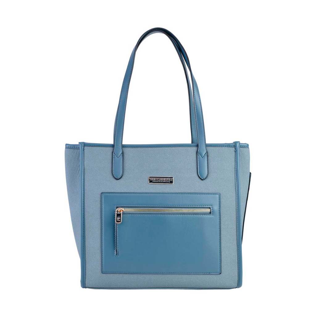 Tote Ted Lapidus Textura de Rayas color azul