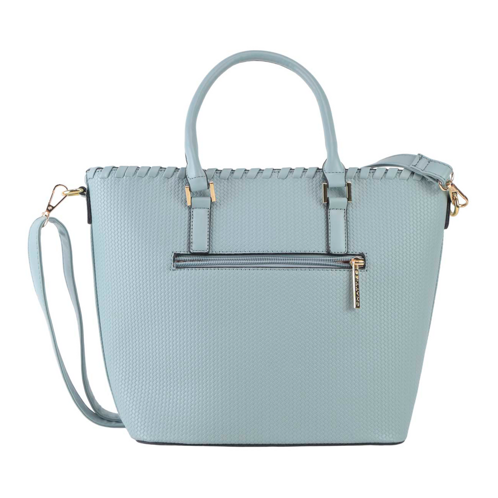 Tote Chatties Textura con Correa color azul