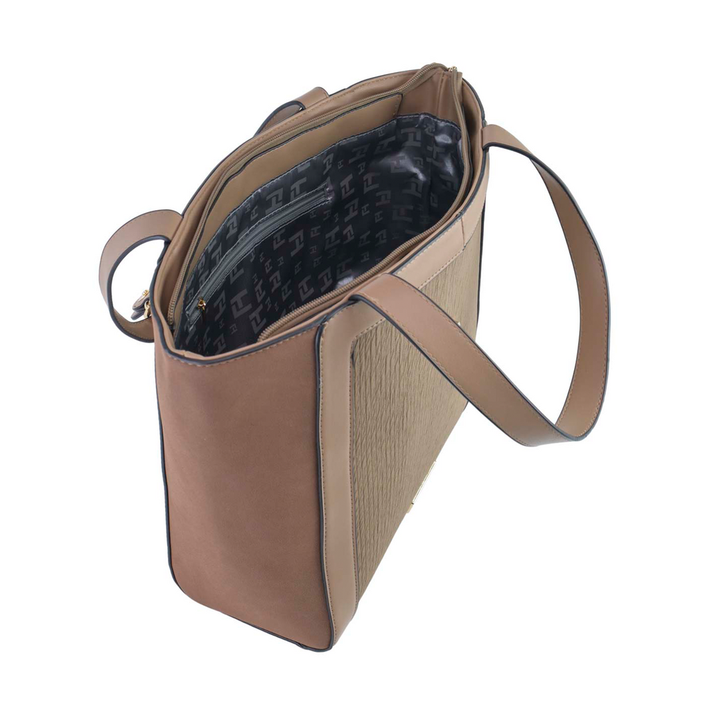 Tote Ted Lapidus con Solapa Hebilla color gris