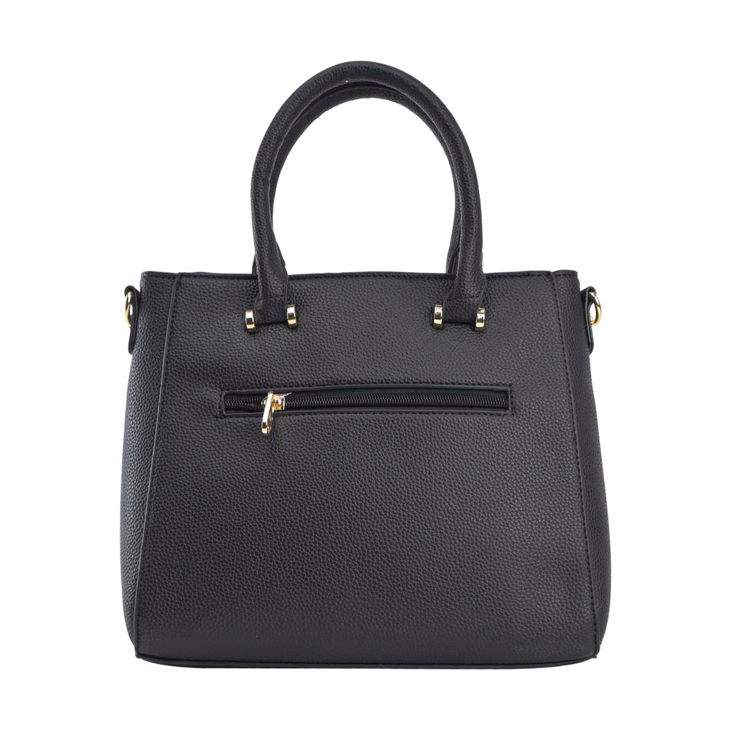 Satchel Ted Lapidus Bicolor con Monedero color negro