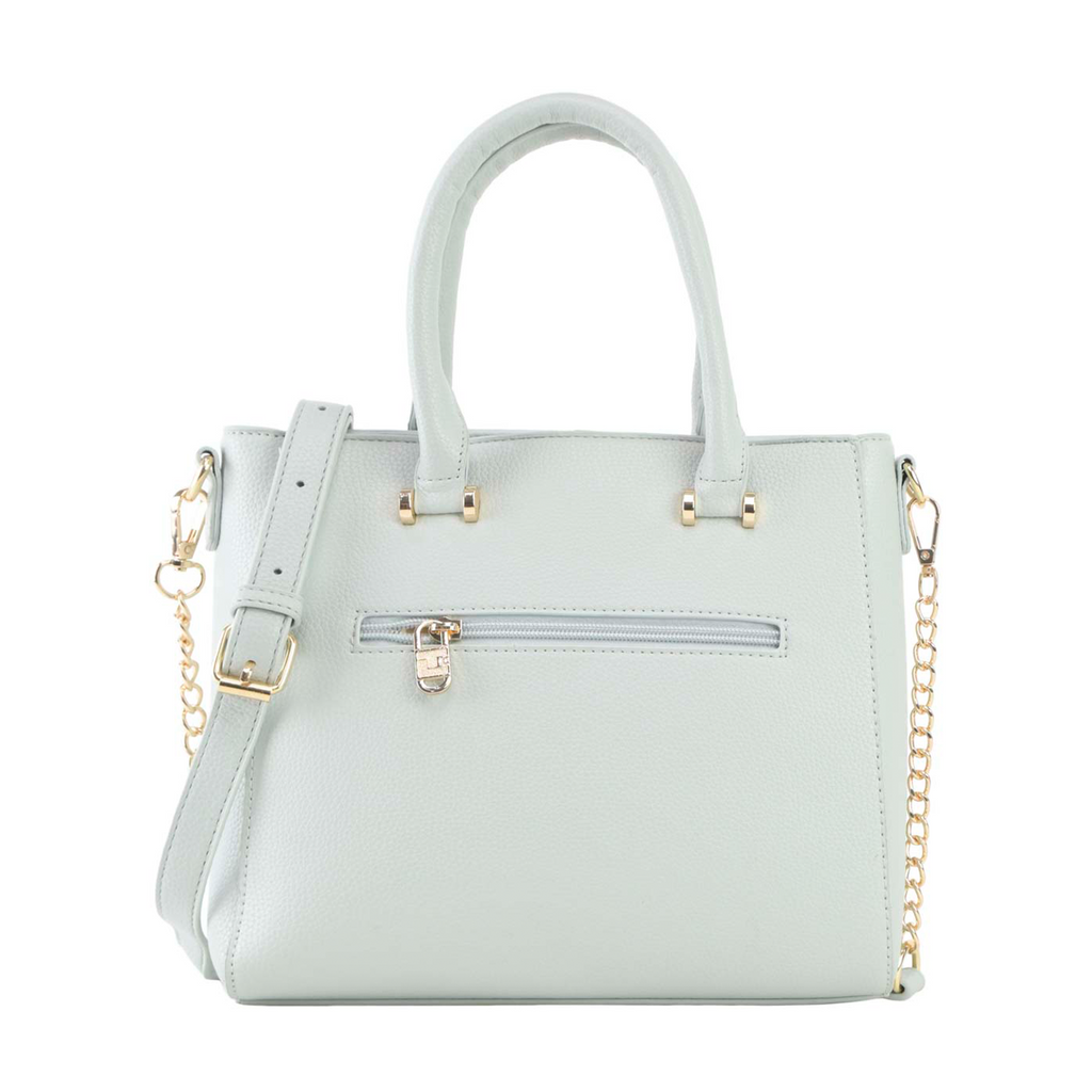 Satchel Ted Lapidus Bicolor con Monedero color verde