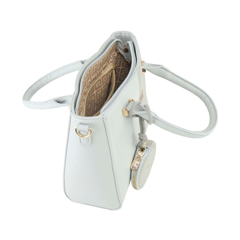 Satchel Ted Lapidus Bicolor con Monedero color verde