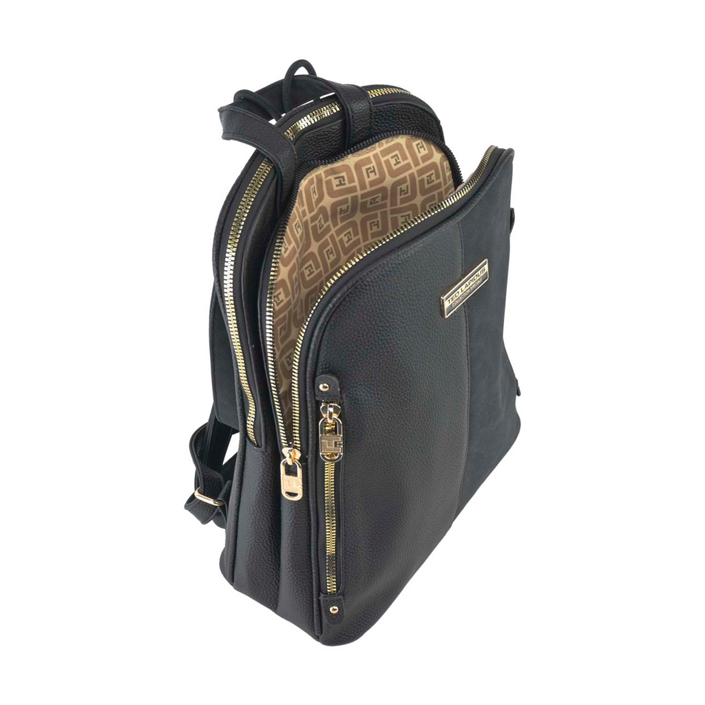 Mochila Ted Lapidus Minilmalista con Monedero color negro