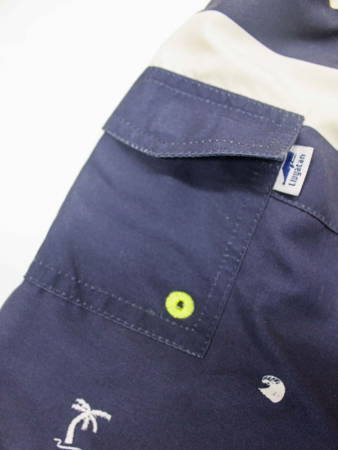Traje De Baño Corto Para Niño Estampado