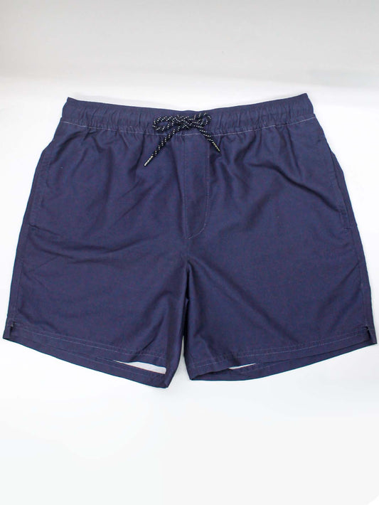 Traje De Baño Oscuro Corto Playa Casual Para Hombre