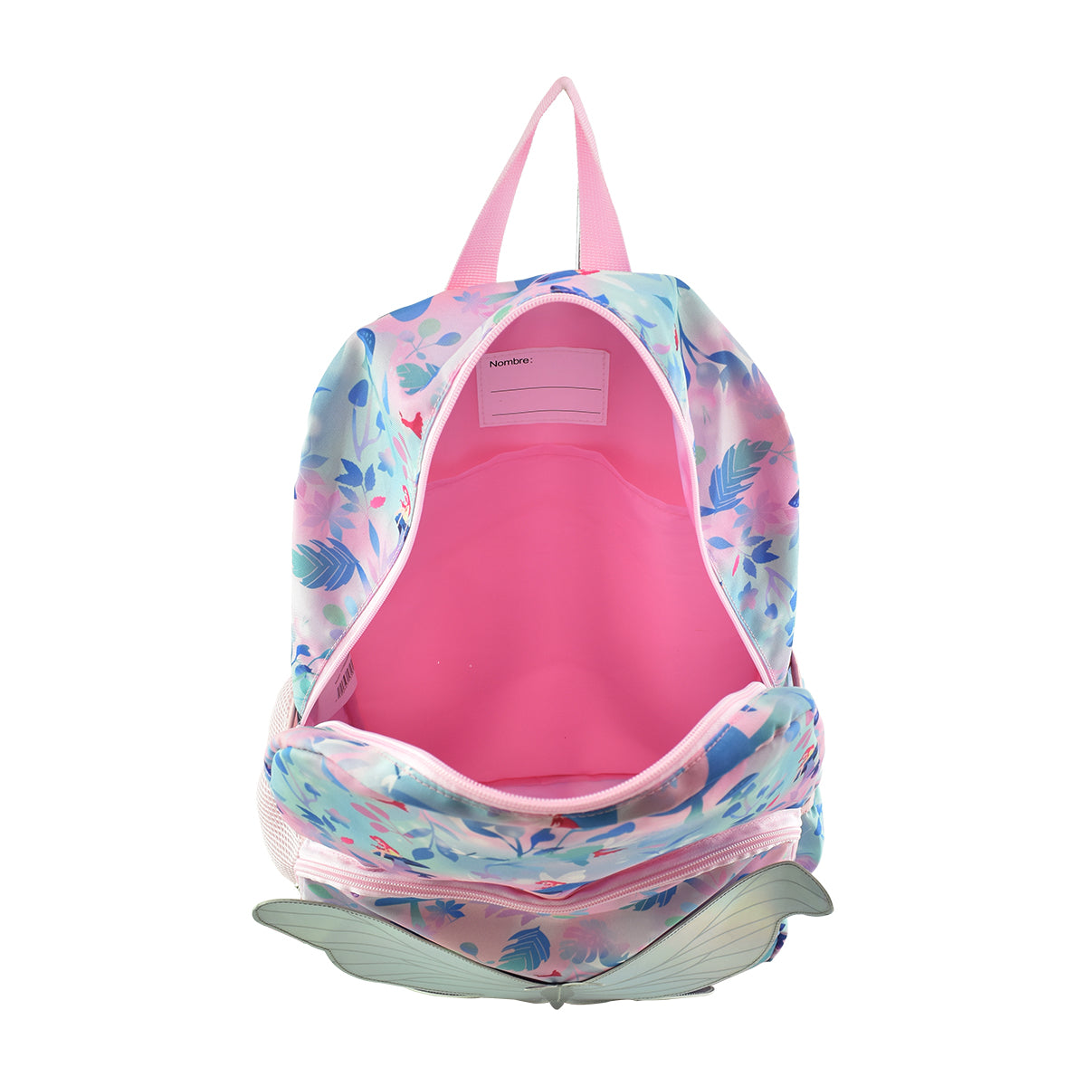 Mochila Escolar Multicolor Para Niña Mariposa
