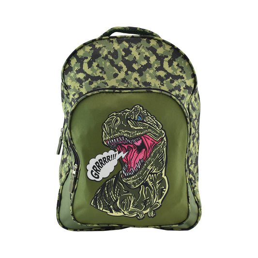 Mochila Escolar Con Diseño Dinosaurio Para Niño