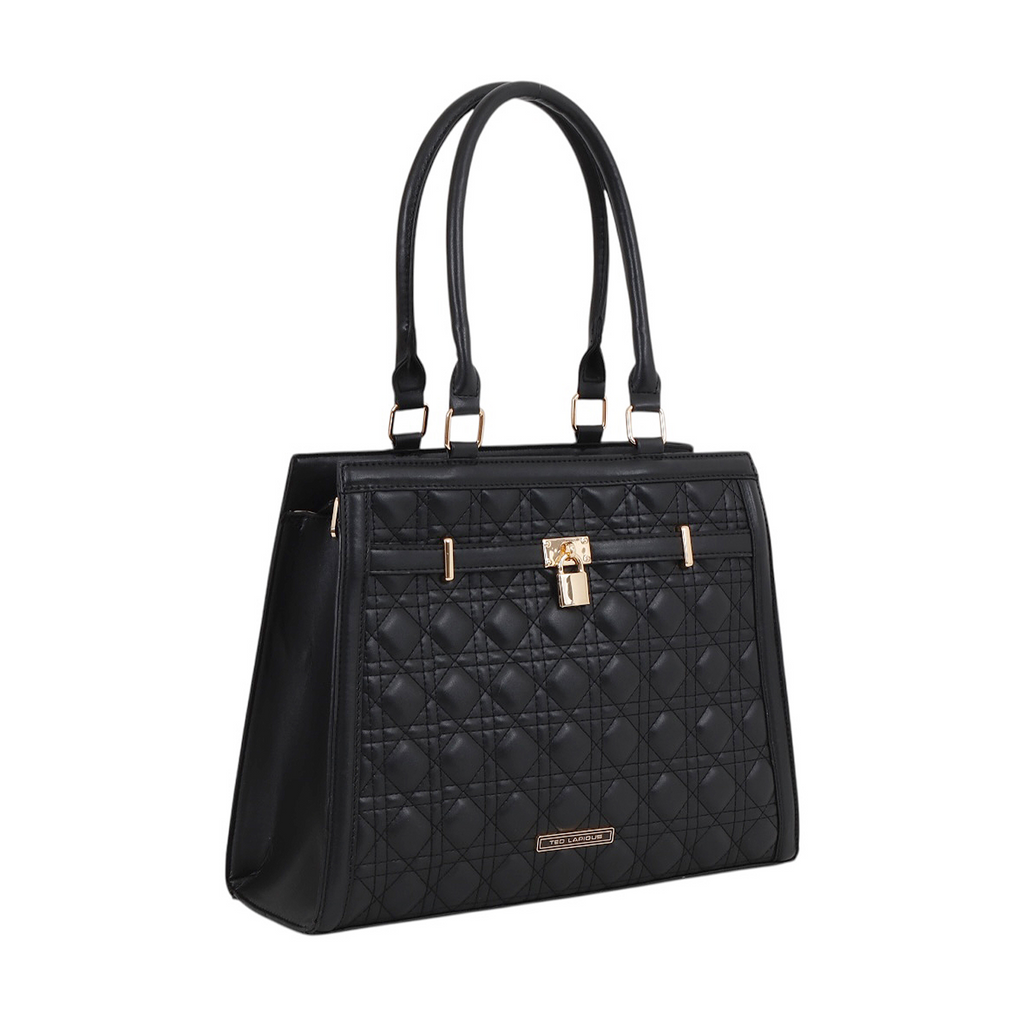 Bolsa Tote Elegante Ted Lapidus color Negro