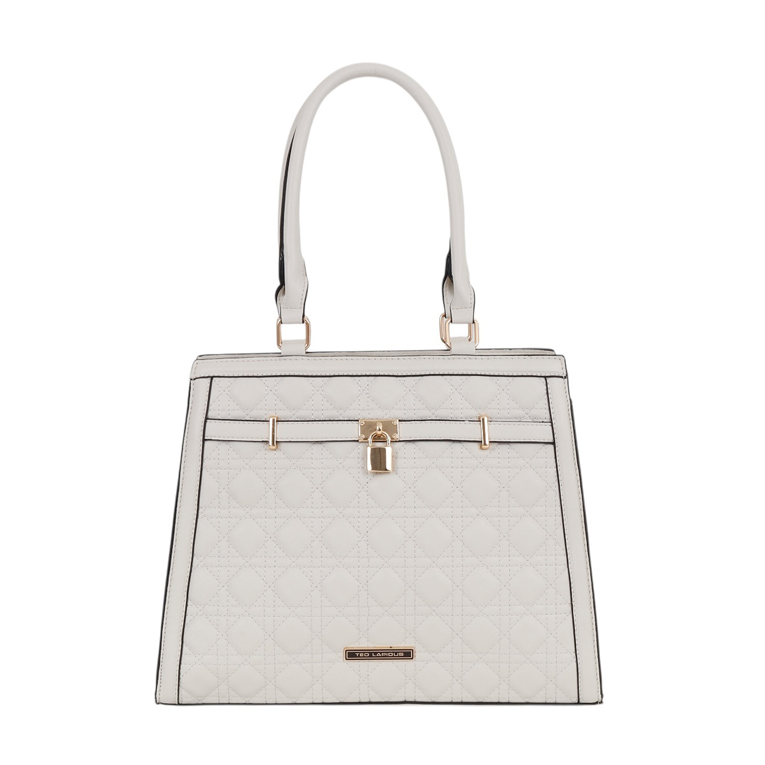 Bolsa Tote Elegante Ted Lapidus color Blanco