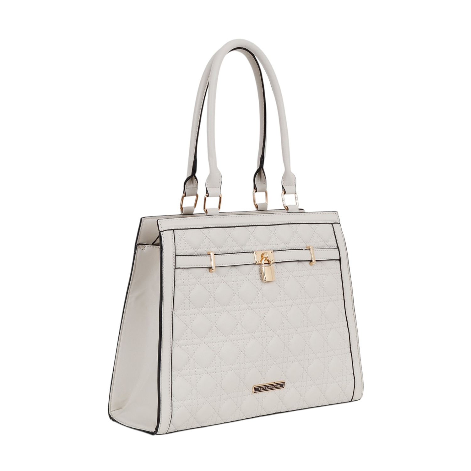Bolsa Tote Elegante Ted Lapidus color Blanco