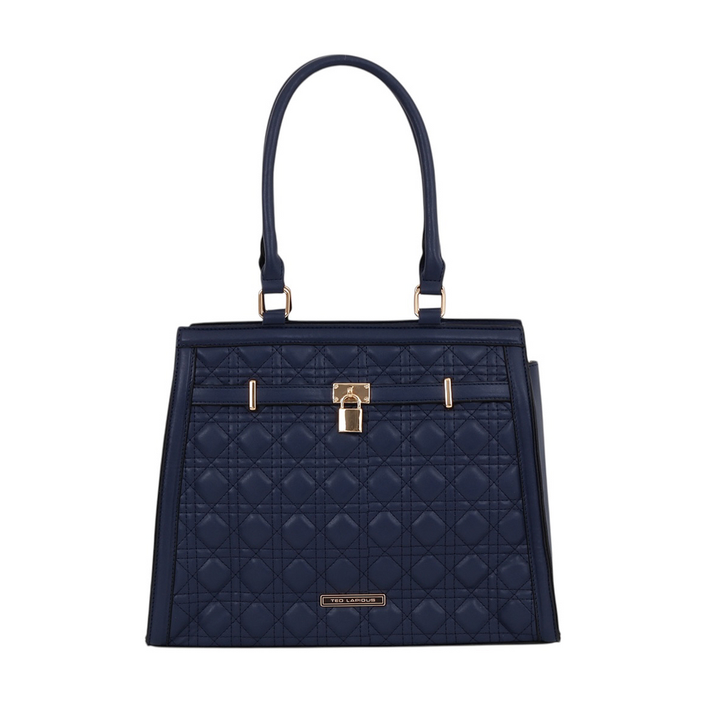Bolsa Tote Elegante Ted Lapidus color Azul