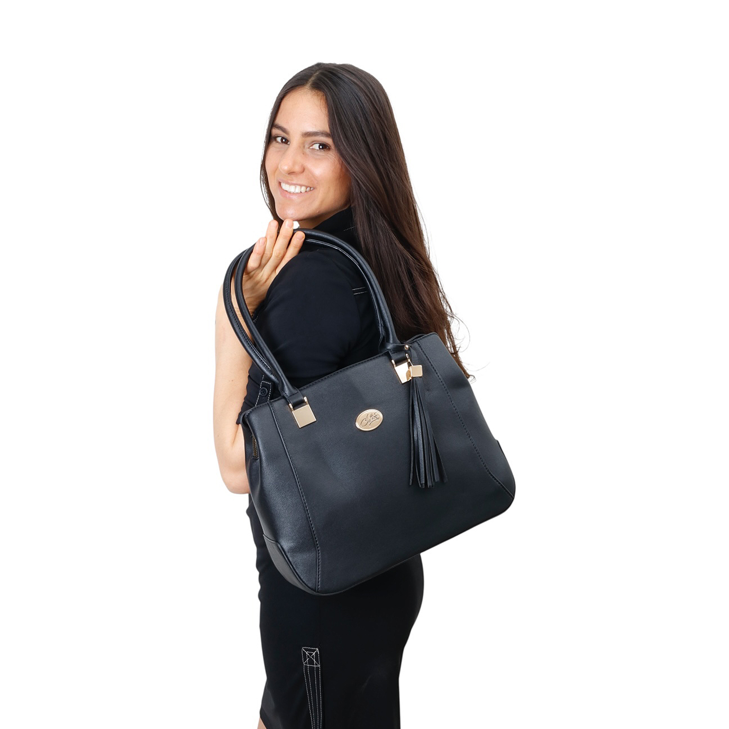 Tote Chatties Clásica con Decorativo