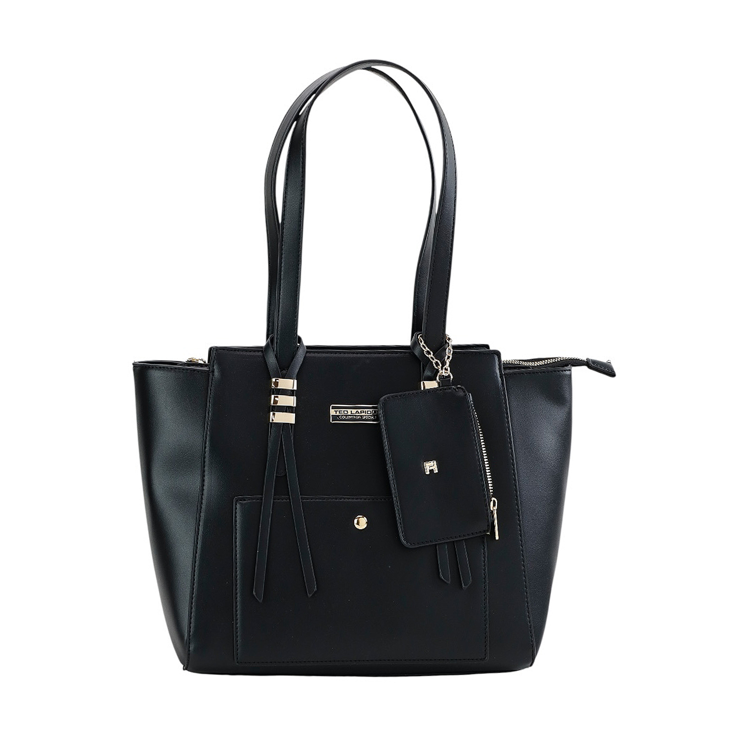 Tote Ted Lapidus  con monedero color negro