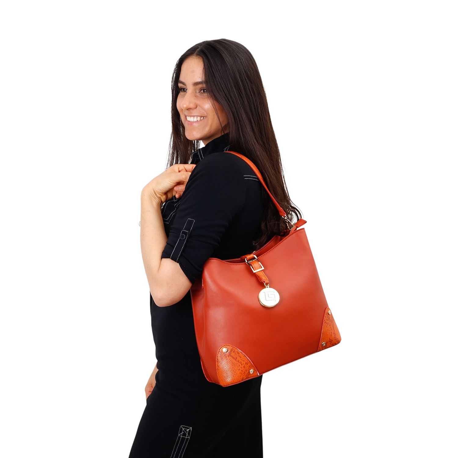 Tote Guy Laroche Detalles tipo Piel