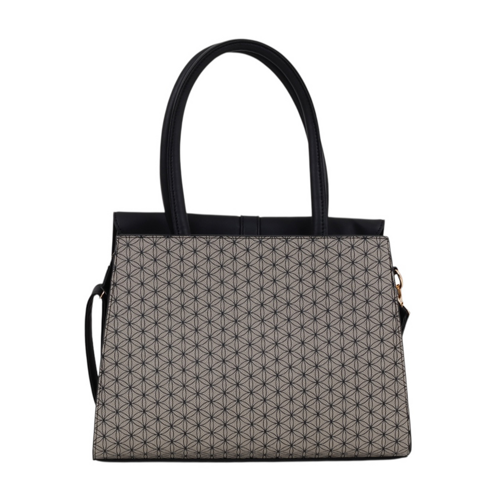 Bolsa tipo Satchel Ted Lapidus color Negro con Correa
