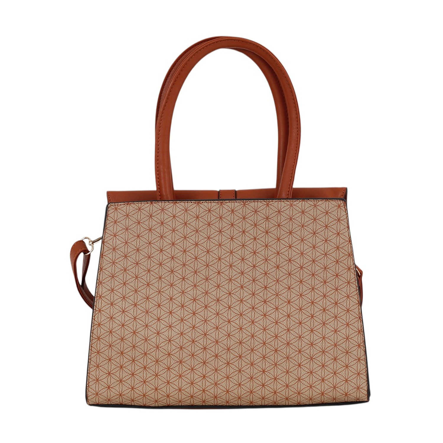 Bolsa tipo Satchel Ted Lapidus color Café con Correa