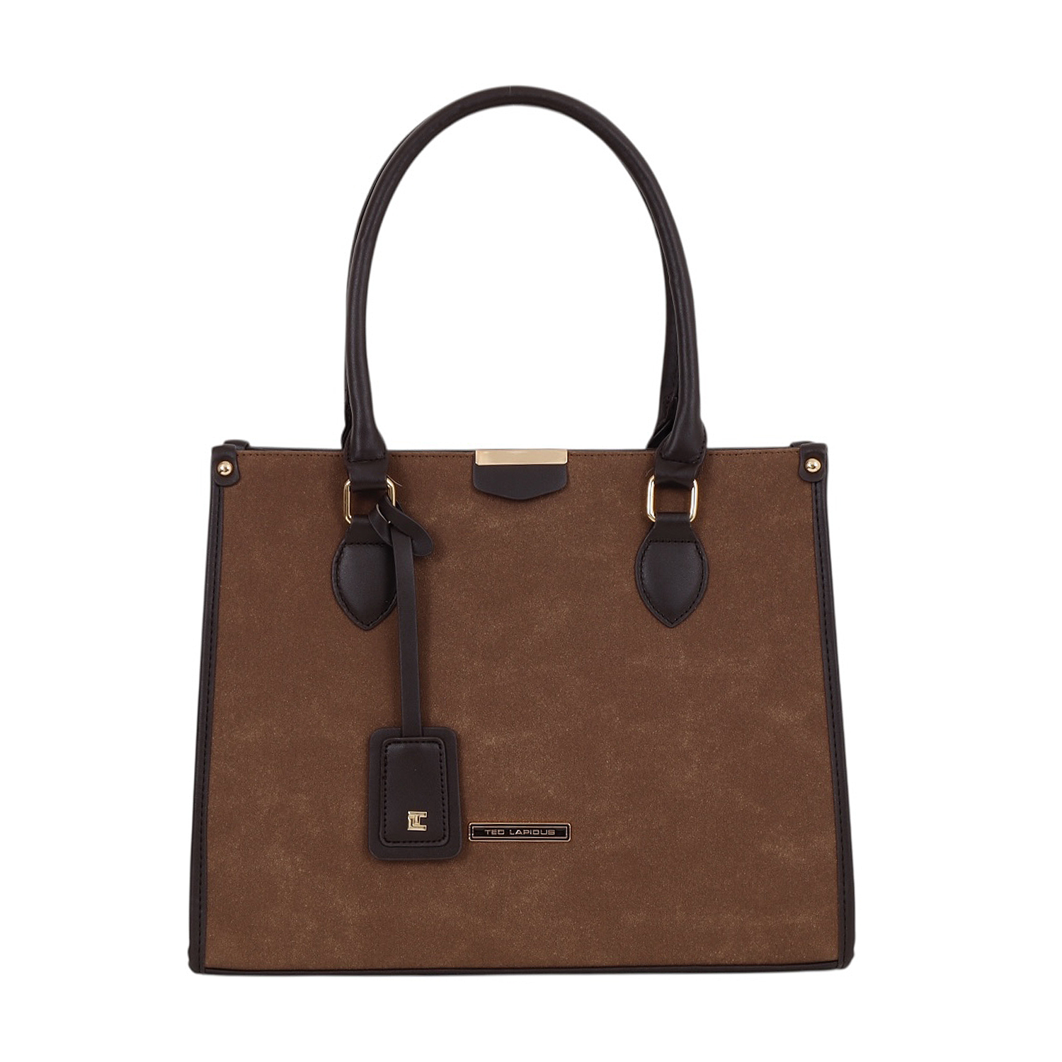 Bolsa Tote Ted Lapidus color Café