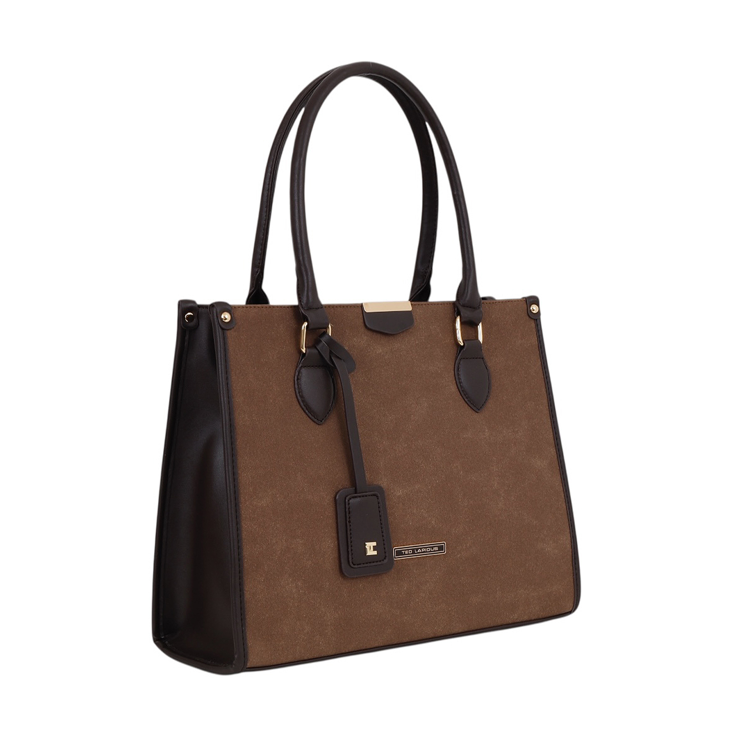 Bolsa Tote Ted Lapidus color Café