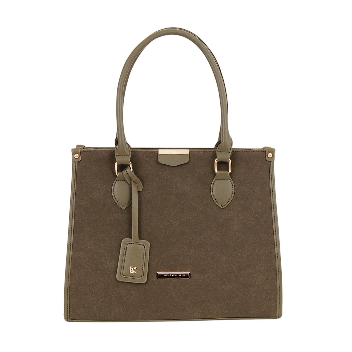 Bolsa Tote Ted Lapidus color Verde olivo