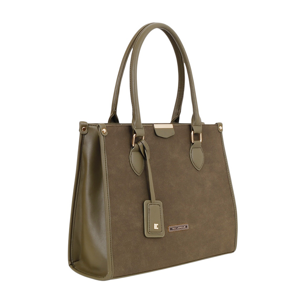 Bolsa Tote Ted Lapidus color Verde olivo