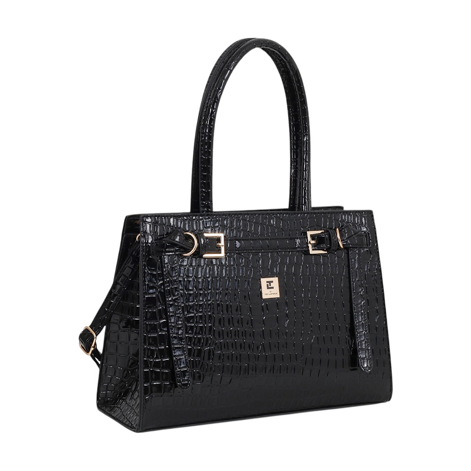Bolsa Tote Ted Lapidus color Negro con Correa