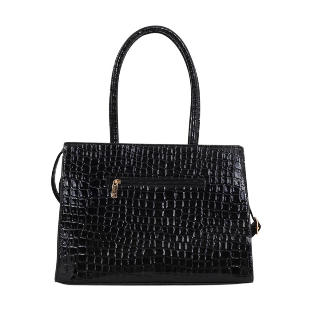 Bolsa Tote Ted Lapidus color Negro con Correa