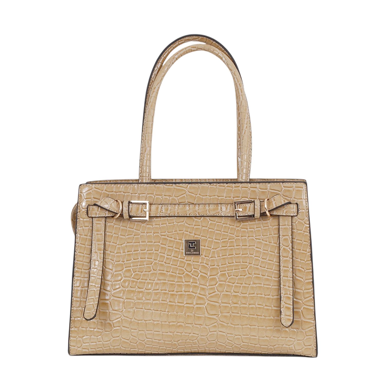 Bolsa Tote Ted Lapidus color Beige con Correa