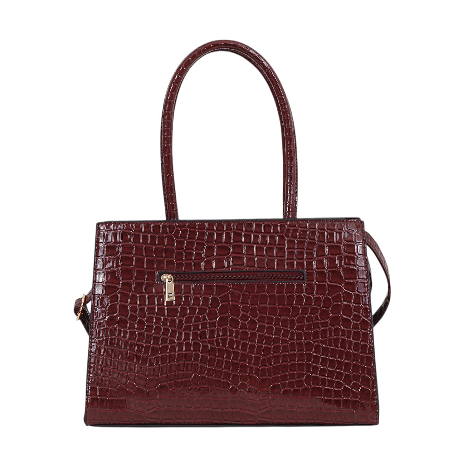 Bolsa Tote Ted Lapidus color Vino con Correa