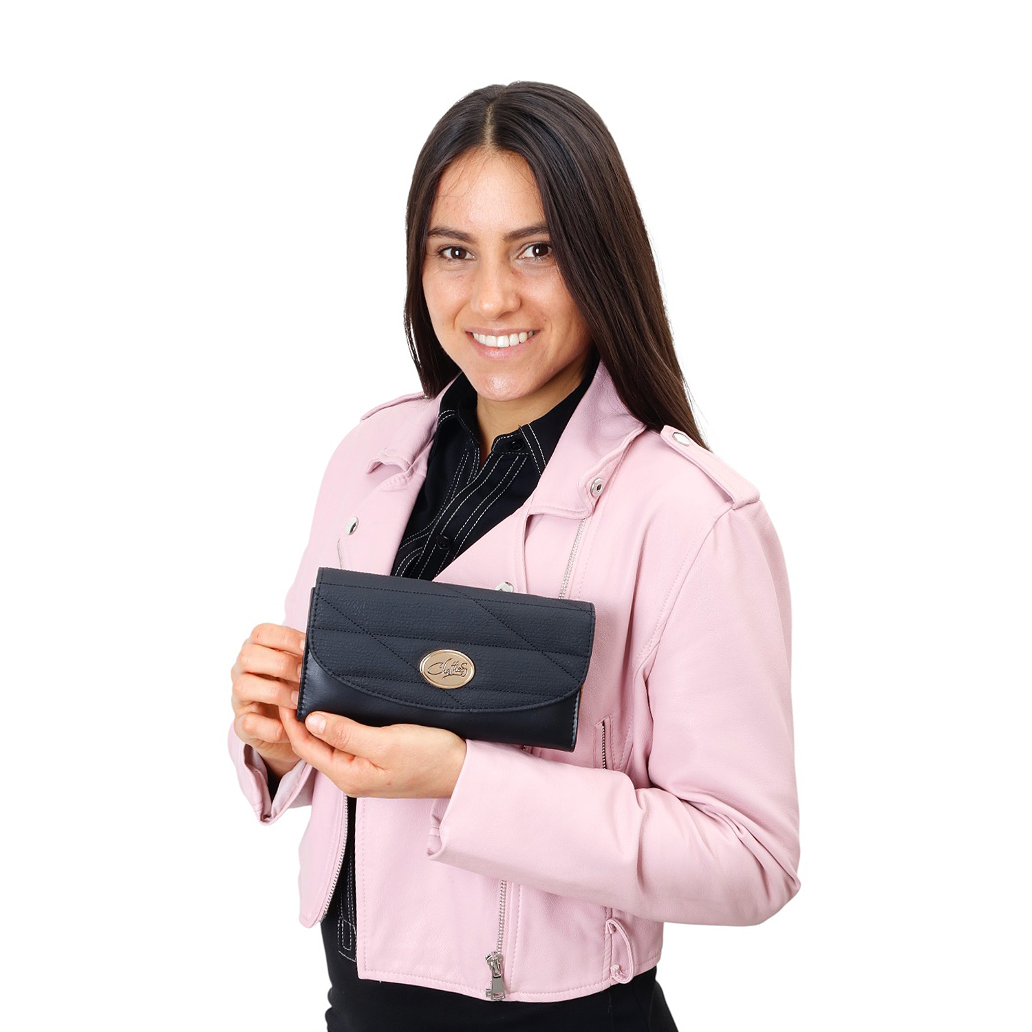 Cartera Chatties con Líneas Costura