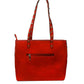 Elegante Bolso Tote De Hombro Rojo Lulu Para Mujer