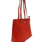 Elegante Bolso Tote De Hombro Rojo Lulu Para Mujer