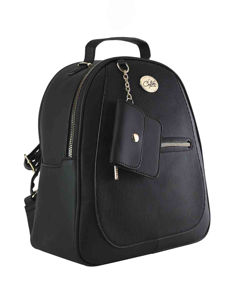 Bolsa Mochila para mujer color Negro con Monedero