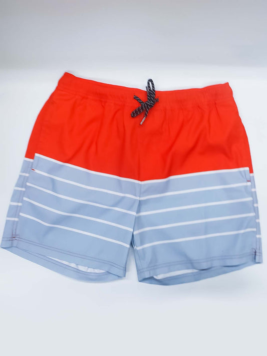Traje De Baño Multicolor Corto Playa Casual Para Hombre