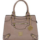 Bolso Nicola Moretti Tote Rosa Animal Print Acabado En Herrajes