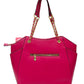 Bolso De Hombro Nicola Moretti Rosa Tote Con Pañuelo Decorativo