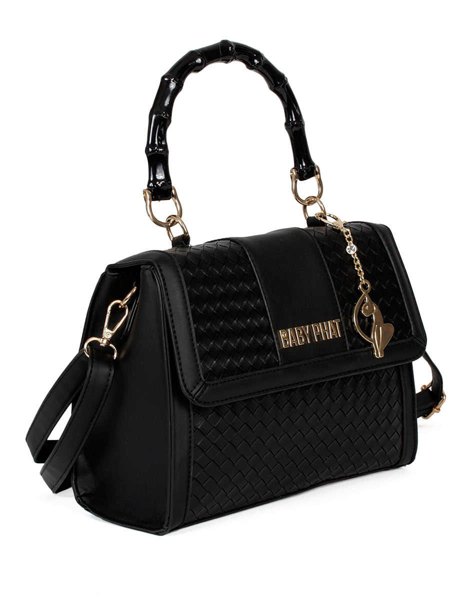 Bolso Bowling Color Negro Para Dama Baby Phat