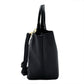 Bolsa [Baby Phat] tipo satchel crossbody con diseño etilo animal print y asa de corazón color negro