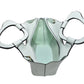 Bolsa [Baby Phat] tipo satchel crossbody con diseño etilo animal print y asa de corazón color verde