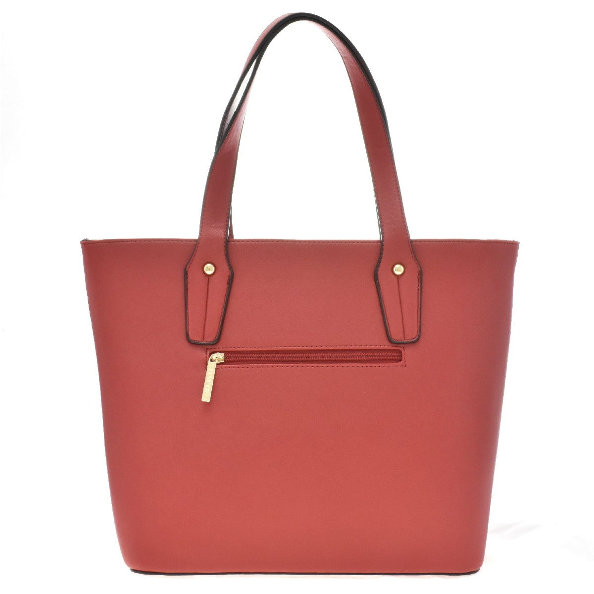 Bolsa [Chatties] tipo tote con pañuelo decorativo color rojo