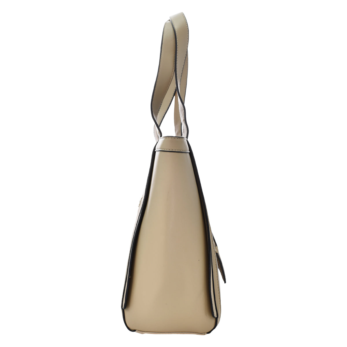 Bolsa [Ted Lapidus] tipo tote con monedero color gris pardo