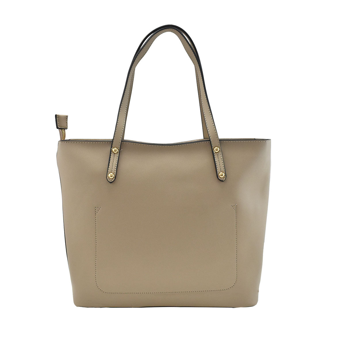 Bolsa De Dama [Ted Lapidus] Diseño Frontal Color Kaki