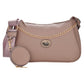 Bolsa De Dama [Chatties] Tipo Crossbody Con Asa De Cadena Y Monedero Gris Pardo